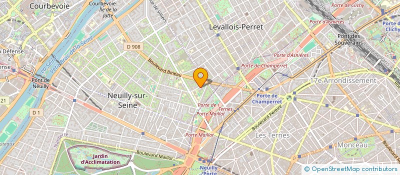 localisation de l'entreprise MADAME VIRGINIE BAHUAUD à NEUILLY-SUR-SEINE
