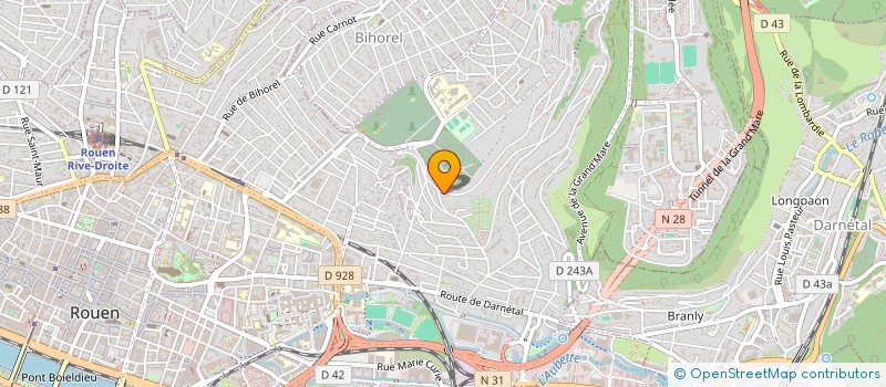 localisation de l'entreprise MADAME VIRGINIE BAI à ROUEN