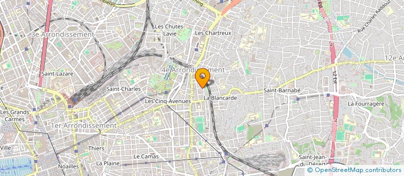 localisation de l'entreprise MADAME VIRGINIE BAILLOD à MARSEILLE