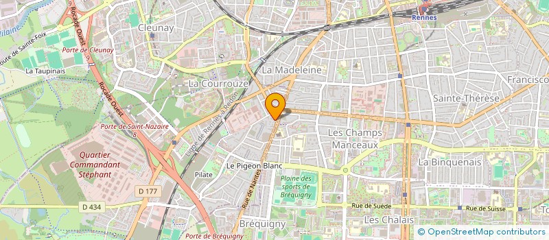 localisation de l'entreprise MADAME VIRGINIE BALENSI  SAINT-JACQUES-DE-LA-LANDE