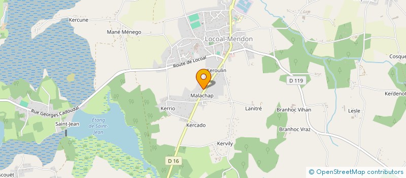 localisation de l'entreprise MADAME VIRGINIE BALIDAS  LOCOAL-MENDON