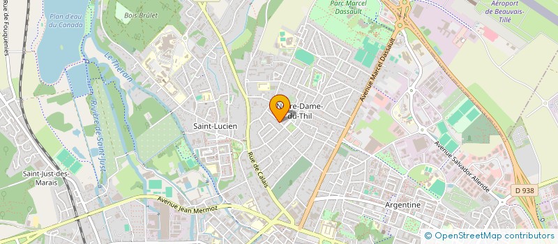 localisation de l'entreprise MADAME VIRGINIE BALLUT  BEAUVAIS