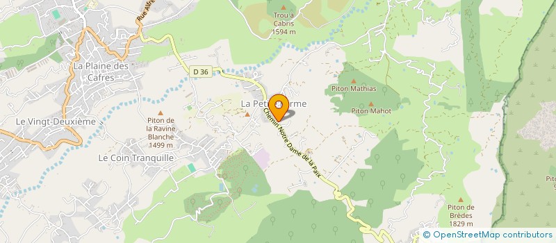 localisation de l'entreprise MADAME VIRGINIE BARATEAU  LE TAMPON