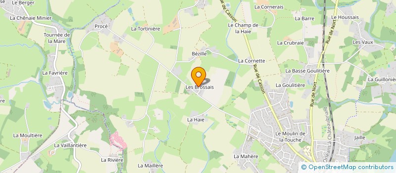 localisation de l'entreprise MADAME VIRGINIE BARBARA FOURNIERE  SUCE-SUR-ERDRE