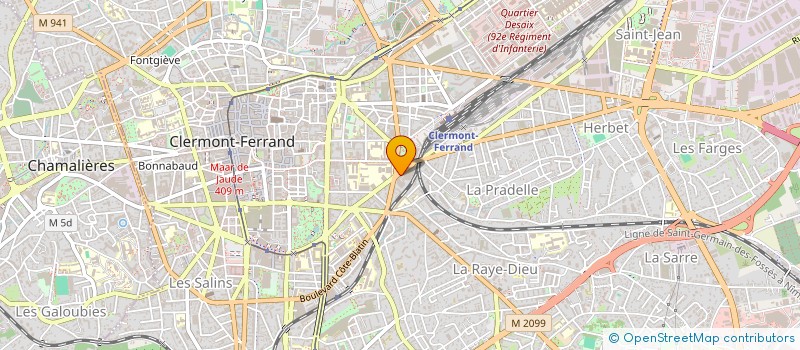 localisation de l'entreprise MADAME VIRGINIE BARBIER  CLERMONT-FERRAND