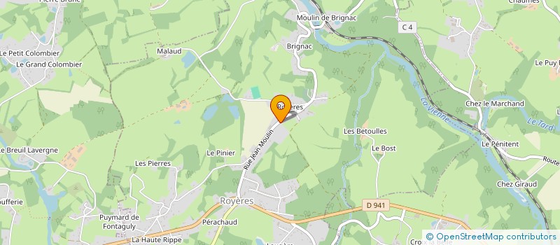 localisation de l'entreprise MADAME VIRGINIE BARDEAU à LIMOGES
