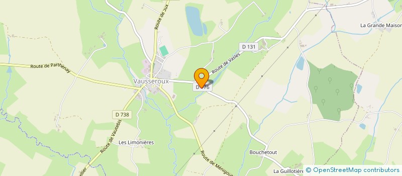 localisation de l'entreprise MADAME VIRGINIE BARDEL  VAUSSEROUX