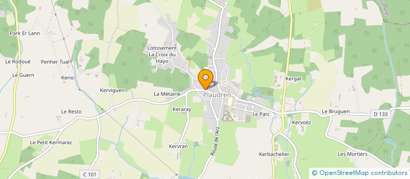 localisation de l'entreprise MADAME VIRGINIE BARE  PLAUDREN