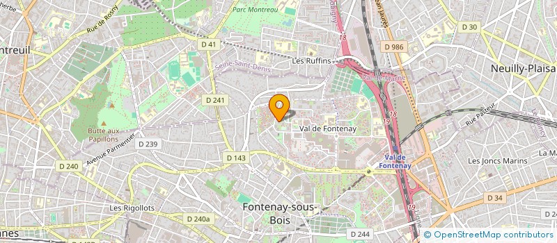 localisation de l'entreprise MADAME VIRGINIE BARJAUD à FONTENAY-SOUS-BOIS