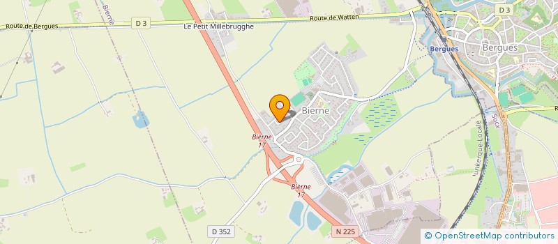 localisation de l'entreprise MADAME VIRGINIE BARON  BIERNE