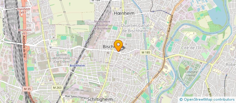 localisation de l'entreprise MADAME VIRGINIE BARON à BISCHHEIM
