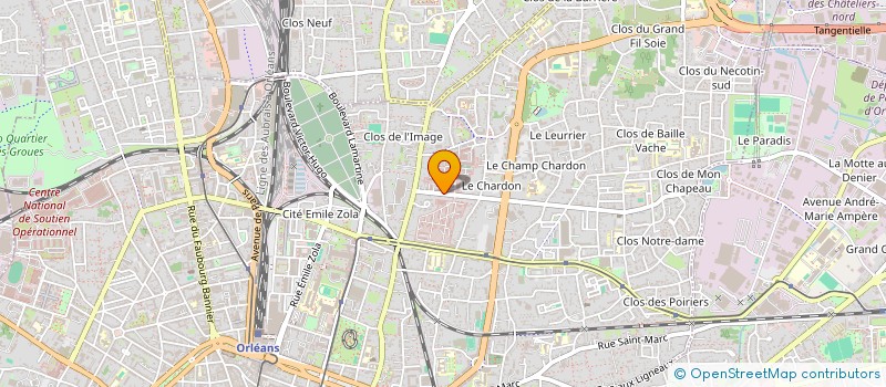 localisation de l'entreprise MADAME VIRGINIE BARRAULT à ORLEANS