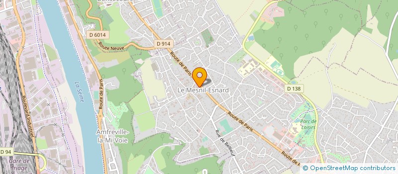 localisation de l'entreprise MADAME VIRGINIE BARRAY  LE MESNIL-ESNARD