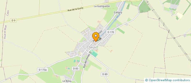 localisation de l'entreprise MADAME VIRGINIE BARRE à THUE ET MUE