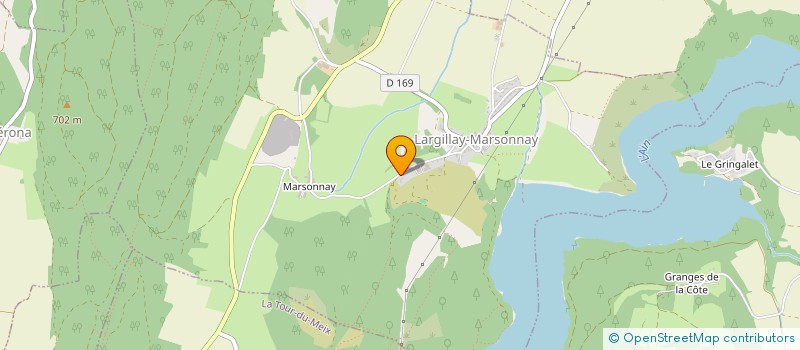 localisation de l'entreprise MADAME VIRGINIE BASSEN  LARGILLAY-MARSONNAY