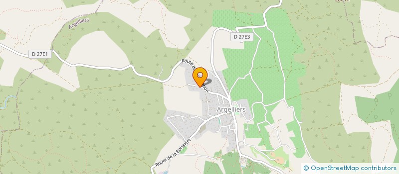 localisation de l'entreprise MADAME VIRGINIE BASTARD DE CRISNAY  ARGELLIERS