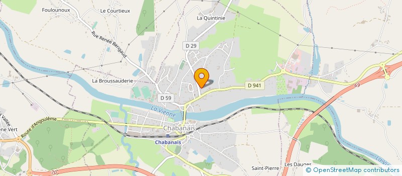 localisation de l'entreprise MADAME VIRGINIE BASTIER  CHABANAIS