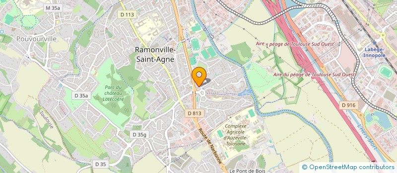 localisation de l'entreprise MADAME VIRGINIE BAUCE  RAMONVILLE-SAINT-AGNE