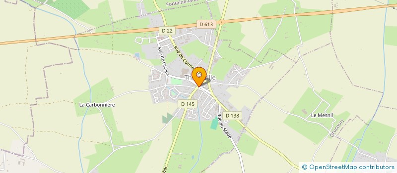 localisation de l'entreprise MADAME VIRGINIE BAUDAIN à THIBERVILLE