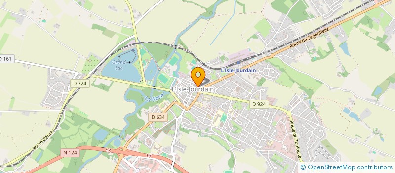 localisation de l'entreprise MADAME VIRGINIE BAYET  L'ISLE-JOURDAIN