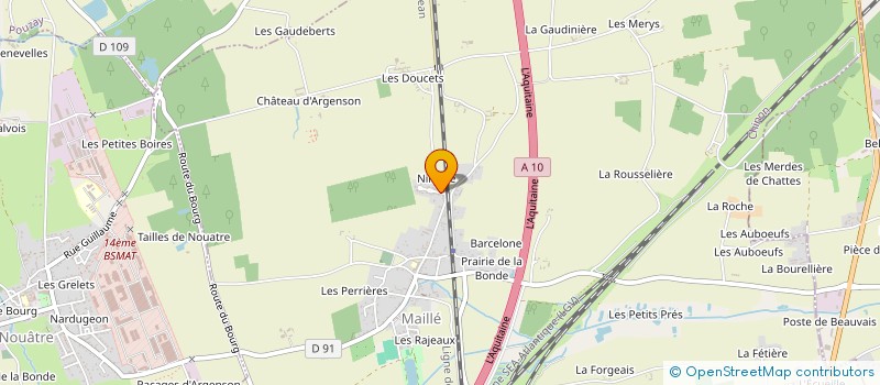 localisation de l'entreprise MADAME VIRGINIE BEA  MAILLE