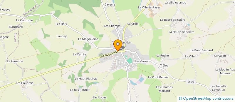 localisation de l'entreprise MADAME VIRGINIE BEAGUE  YVIGNAC-LA-TOUR