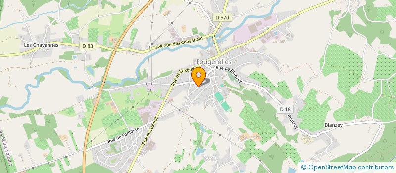 localisation de l'entreprise MADAME VIRGINIE BEAUDOIN à FOUGEROLLES-SAINT-VALBERT