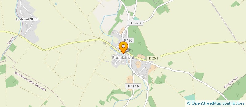 localisation de l'entreprise MADAME VIRGINIE BEAUGE à BOUGLAINVAL