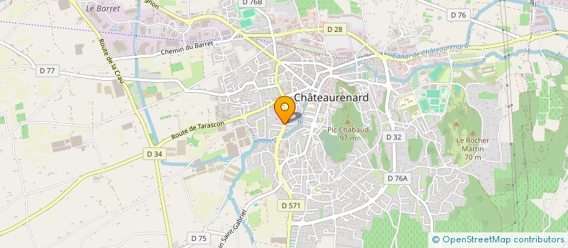 localisation de l'entreprise MADAME VIRGINIE BECRET à CHATEAURENARD