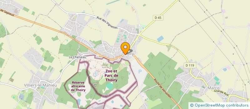 localisation de l'entreprise MADAME VIRGINIE BEFFERAL  THOIRY