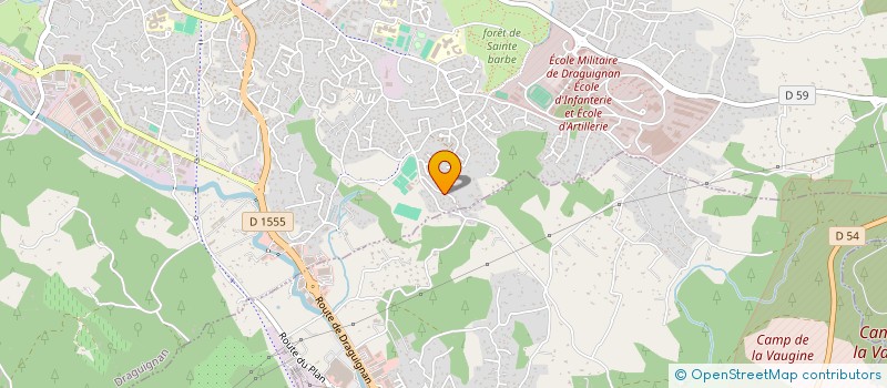 localisation de l'entreprise MADAME VIRGINIE BEGUE à DRAGUIGNAN
