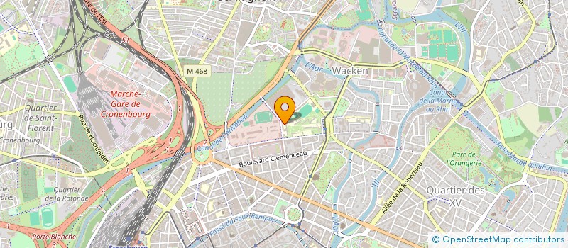 localisation de l'entreprise MADAME VIRGINIE BEICK à STRASBOURG