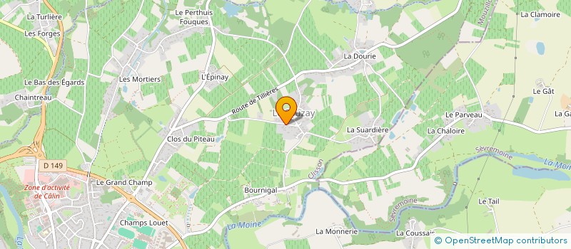 localisation de l'entreprise MADAME VIRGINIE BEILLEVAIRE  CLISSON