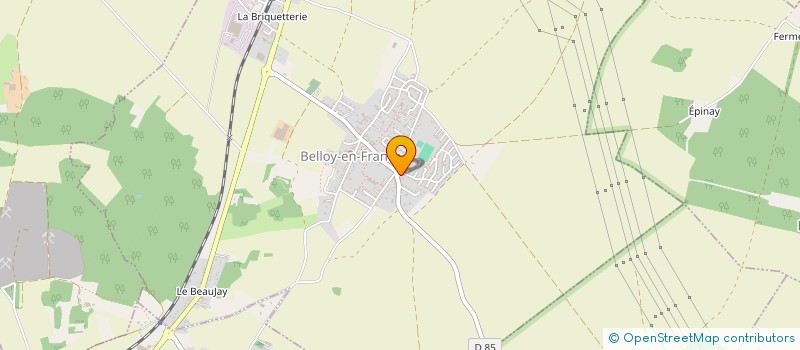 localisation de l'entreprise MADAME VIRGINIE BELLEINGUER à BELLOY-EN-FRANCE