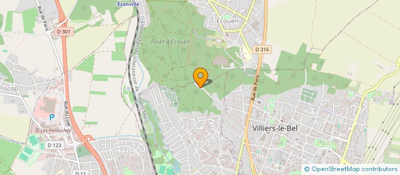 localisation de l'entreprise MADAME VIRGINIE BELLENS  SARCELLES