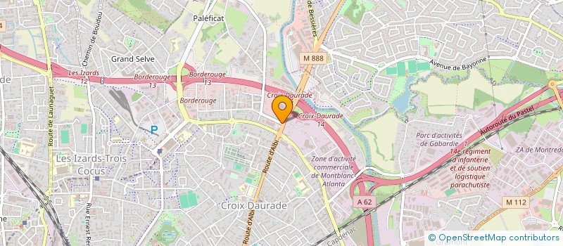 localisation de l'entreprise MADAME VIRGINIE BELMOUMENE  TOULOUSE