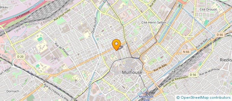 localisation de l'entreprise MADAME VIRGINIE BELT  MULHOUSE