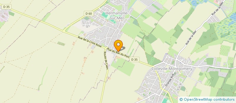 localisation de l'entreprise MADAME VIRGINIE BENOIST  HERMANVILLE-SUR-MER