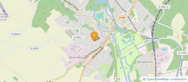 localisation de l'entreprise MADAME VIRGINIE BERCHER à PIERRES