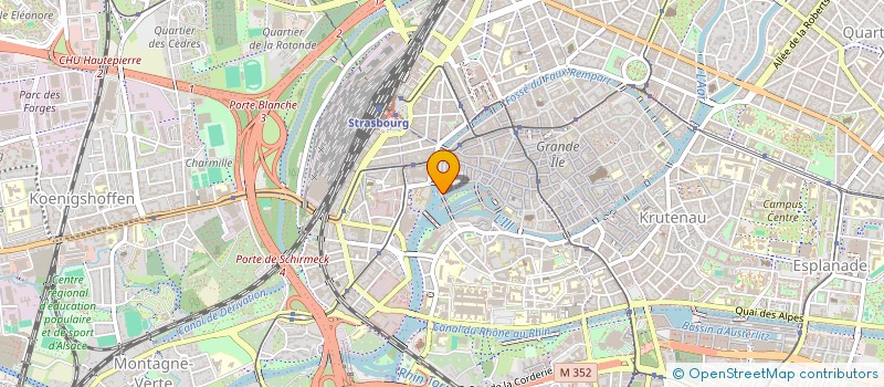 localisation de l'entreprise MADAME VIRGINIE BERGERET à STRASBOURG