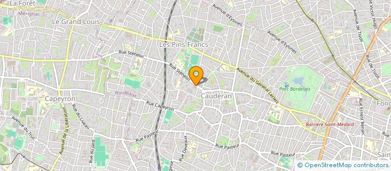 localisation de l'entreprise MADAME VIRGINIE BERLAND  BORDEAUX