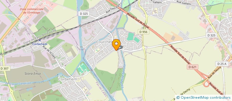 localisation de l'entreprise MADAME VIRGINIE BERNARD  COURCHELETTES