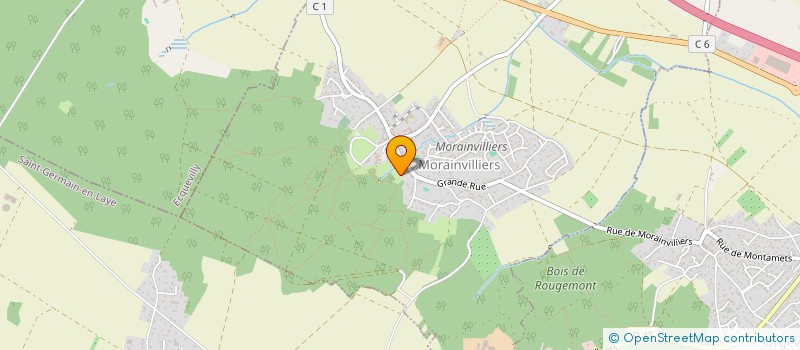 localisation de l'entreprise MADAME VIRGINIE BERNARD  MORAINVILLIERS