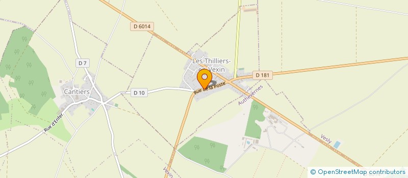 localisation de l'entreprise MADAME VIRGINIE BERNARD  LES THILLIERS-EN-VEXIN