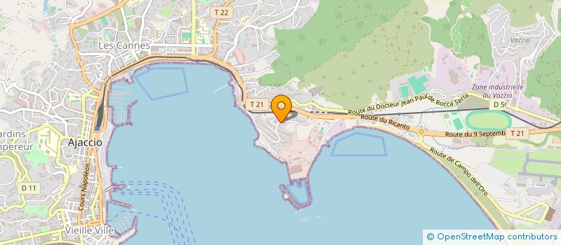localisation de l'entreprise MADAME VIRGINIE BERNIER à AJACCIO
