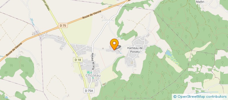 localisation de l'entreprise MADAME VIRGINIE BERTHOLON à CHOZEAU