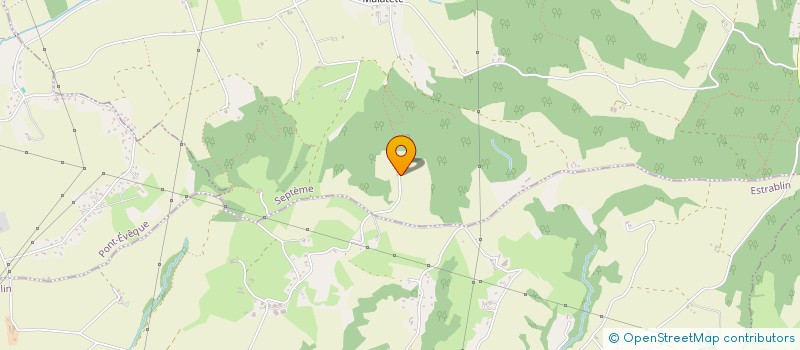 localisation de l'entreprise MADAME VIRGINIE BERTRAND  SEPTEME