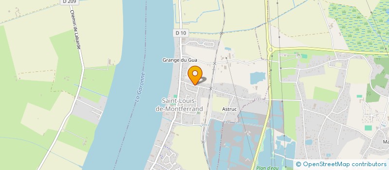 localisation de l'entreprise MADAME VIRGINIE BERTRAND à SAINT-LOUIS-DE-MONTFERRAND