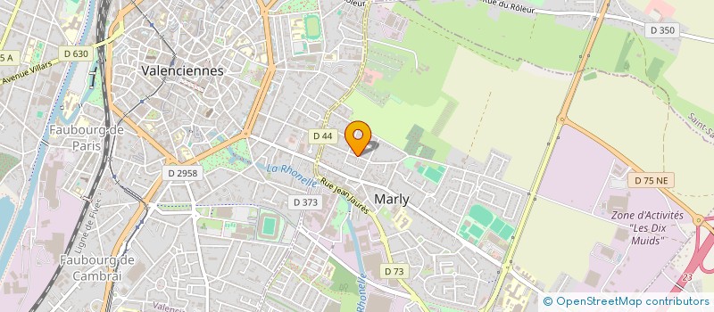 localisation de l'entreprise MADAME VIRGINIE BERUDE  MARLY