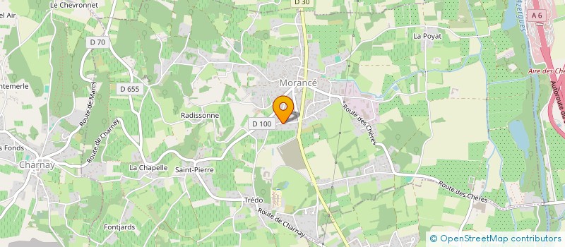 localisation de l'entreprise MADAME VIRGINIE BESNARD  ANSE